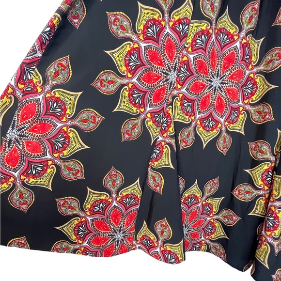 Karen Sport Maxi Boho Skirt, 1X Multicolor - Picture 4 of 8